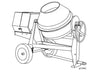 Toro CM-1258Y-SD Cement Mixer (9 CU FT)